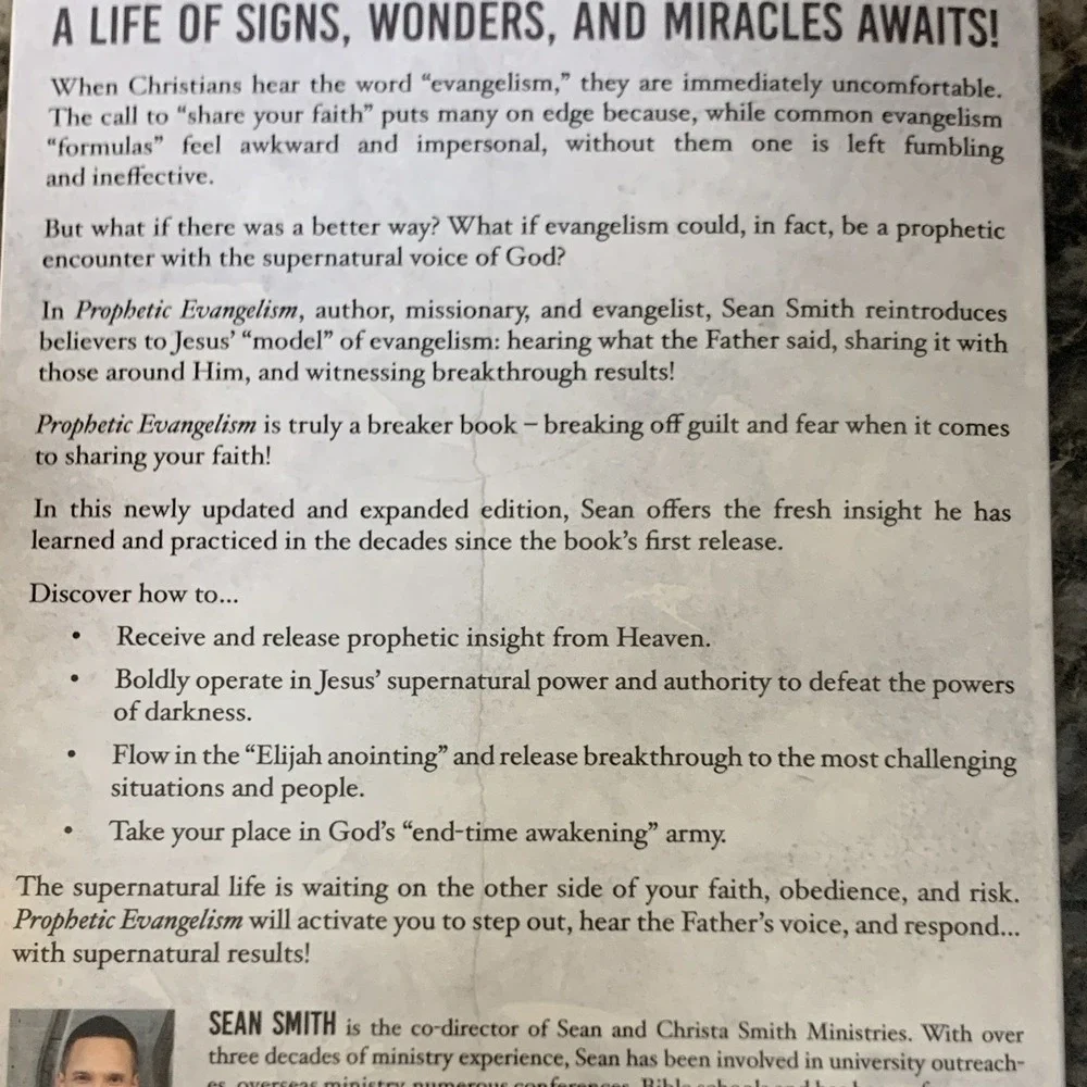 Destiny Image Prophetic Evangelism by Sean Smith Updated Expanded Paperback